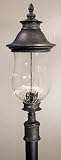 Minka Lavery Lights 8906-94 Large Post Mount Light - Heritage Newport Outdoor Lighting
