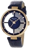Kenneth Cole New York Women039s KC2643 Transparent Classic Round See-Thru Dial Watch on sale