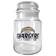 San Diego Chargers 31oz Glass Candy Jar - Primary Logo NFL Football