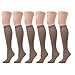 Angelina 70D Opaque Knee-High Trouser Socks (6-Pairs)