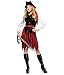 Caribbean Pirate Lady Adult Costume - Womens Sm/Md (2-8)