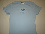 North Carolina Tar Heels Girl's (Juniors) Baby Blue Baby Doll T-Shirt