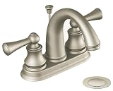 Moen 84236BN Cordin Two-Handle High Arc Bathroom Faucet, Brushed Nickel