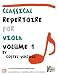 Search : Classical Repertoire for Viola, Volume 1
