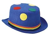Blue Derby Clown Hat - Adult Std.