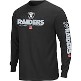 Oakland Raiders Primary Receiver Long Sleeve T-Shirt Large