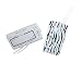 CONGO: Zebra Print or Leopard Print Luggage Tags by Lewis & Clark (Zebra Print)