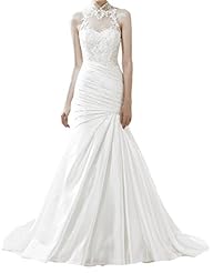 Vintage Lace  Mermaid Chiffon Evening Dress/Bridesmaid Dress/Prom Dress/Party Dress  with a Court Train  With Ruffles