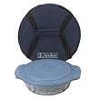 Anchor Hocking Sculpted Bake 'N Take 3-pc. Set - 2 qt.