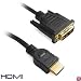 HDMI Male to DVI-D Male Cable HDTV PS3 LCD Plasma Computer - 10 Feet