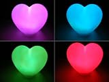 Lampe Lumière dAmbiance à LED qui change de couleur - Coeur Multicolor