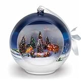 Gold Label Christmas Vignette Ornament, Santa and Sleigh