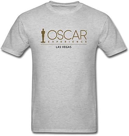 Monxin The Oscar Gold Trophy Male O-Neck T-shirt Grey XXL