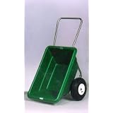 Garden Cart 5.5 cu. ft. 15.5 Flat-Proof Rib Tire (Green Tub) by EZ Haul Cart