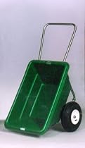Garden Cart 5.5 cu. ft. 15.5" Flat-Proof Rib Tire (Red Tub)