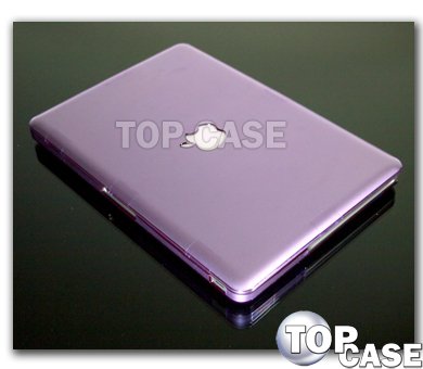 TopCase Purple Crystal See Thru Hard Case Cover for NEW Macbook Pro 15