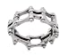 SilverBin Sterling Silver High Polish Industrial Gear Band Ring