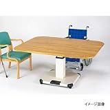 折りたたみ式昇降テーブル 幅120×奥行120×天板下高さ60～77cm 21531009【商品によっては7～10日かかる場合がございます】【キャンセル不可】【smtb-k】【kb】