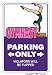 GYMNAST ~Novelty Sign~ parking gymnastics