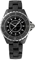 Chanel J12 Diamonds Black Ceramic Ladies Watch H1625