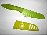 Silvermark Mini Green Santoku Knife with Protective Sheath