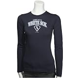 Chicago White Sox Black Ladies Arch Logo Diamond Long Sleeve T-shirt