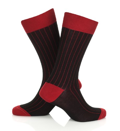Autograph Exclusive Pinstripe Socks with Silk