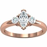 14K Rose Gold Diamond Engagement Ring - 0.75 Ct.