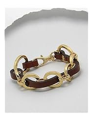 Saddle Brown Leather Bracelet
