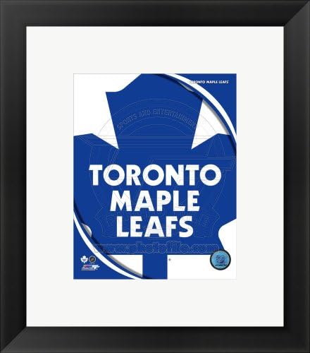 Toronto Maple Leafs 2011 Team Logo Framed Photo, Size 14.75 X 16.75