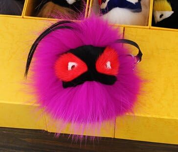 Talentote Cutebugs Original Fox Rabbit Fur Monster Keychain for Bags Cellphone Car Key Cbc-qxcb-081016 (No.3)