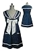 Navy Sailor Bow Tie Mini Dress - Tokyo Fashion S