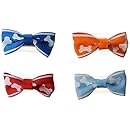 Aria Romeo Bows for Dogs, 48-Piece Canisters