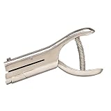 McGill Metal Products 303 Heavy-duty 1-hole nickel-plated utility punch, 1/4 dia., 20-sheet capacity