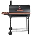Char-Griller 1224 Smokin Pro 830 Square Inch Charcoal Grill with Side Fire Box