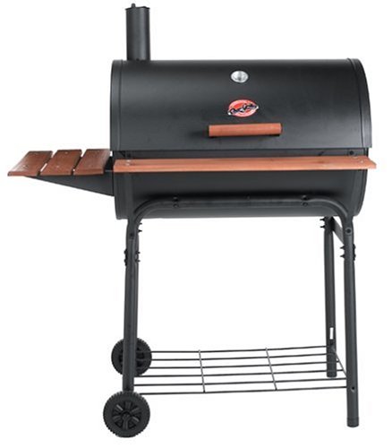 Char-Griller 1224 Smokin Pro 830 Square Inch Charcoal Grill with Side Fire Box