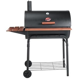 Char-Griller 1224 Smokin Pro 830 Square Inch Charcoal Grill with Side Fire Box