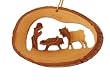 Olive Wood The Shepherd Boy Ornament.