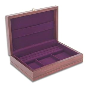 The Man of the Year Mahogany Jewelry Box
