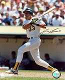 Jose Canseco Oakland Athletics -Swinging A's- 8x10 Autographed Photograph
