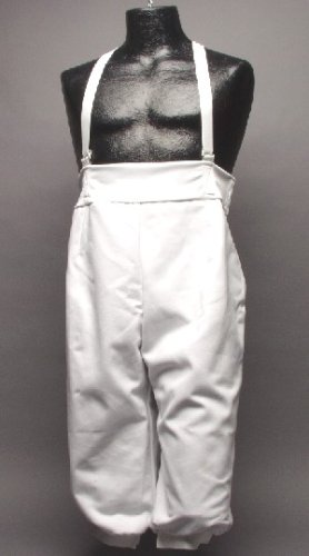 Men's Cotton fencing knickers, with suspenders