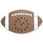 Trend Lab Football Wall Clock