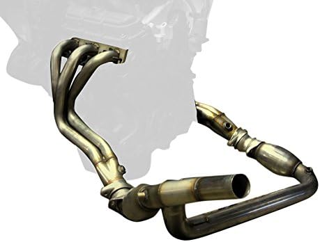 RIPP Superchargers 0711JK38-LTHDR Stainless Long-Tube Header (with Cats)