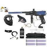 Paintball Gun Kingman Spyder Custom Painted Pilot ACS Refurbished Blue Marker Set -Motorized Loader!