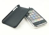 Dekcell Black Mesh Net Hard Back Case Cover for Apple iPhone 3G 3GS