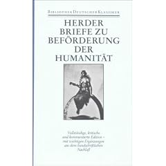 Werke. 10 in 11 B�nden: Band 7: Briefe zu Bef�rderung der Humanit�t: Bd. 7