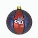 Gonzaga Bulldogs 3.5 Glass Basketball Ornament
