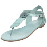 Diesel Breeze Green T-Strap Shoes Womens SZ 36 EU