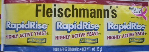 1 pack 3 pc Fleischmann's Rapidrise Highly Active Yeast