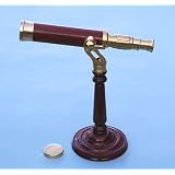 PremiumBrassTelescopeonTurnedHardwoodStand
